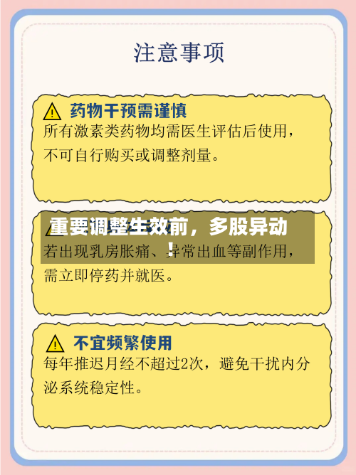 重要调整生效前，多股异动！-第2张图片
