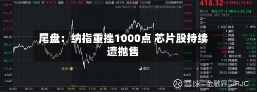 尾盘：纳指重挫1000点 芯片股持续遭抛售-第3张图片