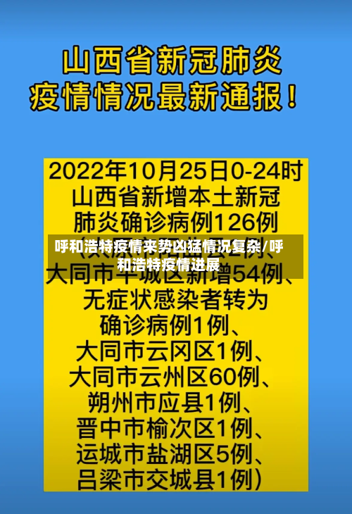 呼和浩特疫情来势凶猛情况复杂/呼和浩特疫情进展-第2张图片