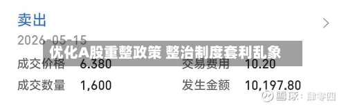 优化A股重整政策 整治制度套利乱象-第3张图片