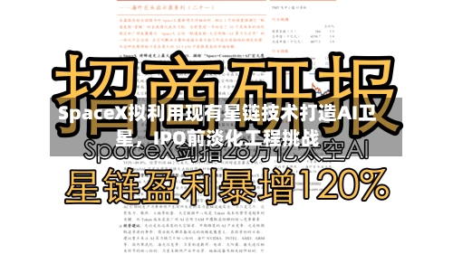 SpaceX拟利用现有星链技术打造AI卫星，IPO前淡化工程挑战-第2张图片