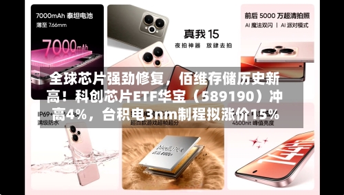 全球芯片强劲修复	，佰维存储历史新高！科创芯片ETF华宝（589190）冲高4%，台积电3nm制程拟涨价15%-第3张图片
