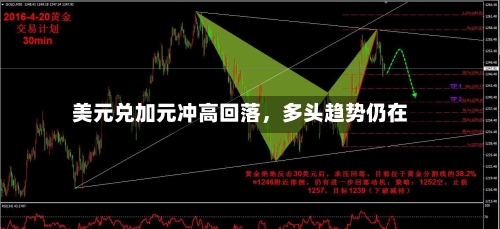 美元兑加元冲高回落，多头趋势仍在-第3张图片