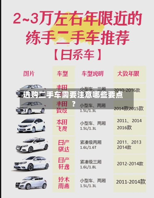 选购二手车需要注意哪些要点？-第3张图片
