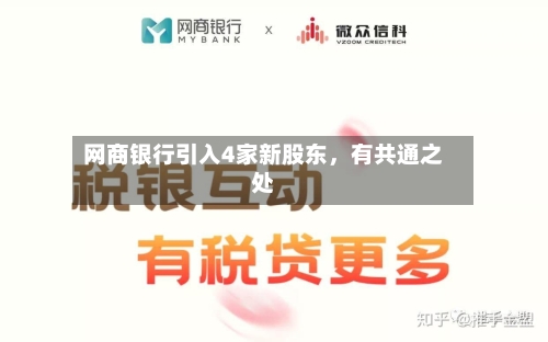 网商银行引入4家新股东，有共通之处-第2张图片