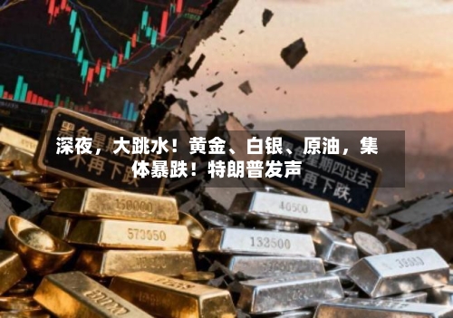 深夜，大跳水！黄金	、白银、原油，集体暴跌！特朗普发声-第2张图片