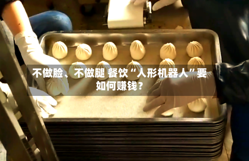 不做脸、不做腿 餐饮“人形机器人”要如何赚钱？-第3张图片