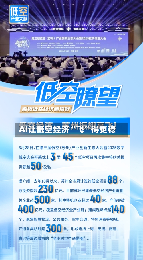 AI让低空经济“飞”得更稳
