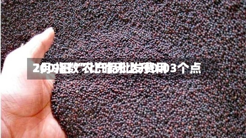7月9日“农产品批发费用
200指数”比昨天上升0.03个点